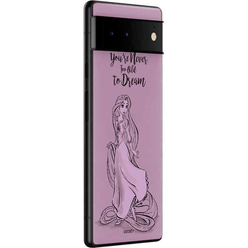 Disney Princess Rapunzel Never Too Old To Dream Art Google Pixel 6 Pro Skin